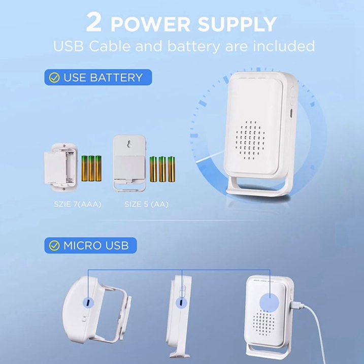 Bed Sensor Alarm for Elderly Dementia Patients - Wireless Fall Detection & Motion Sensor Alert System for Seniors