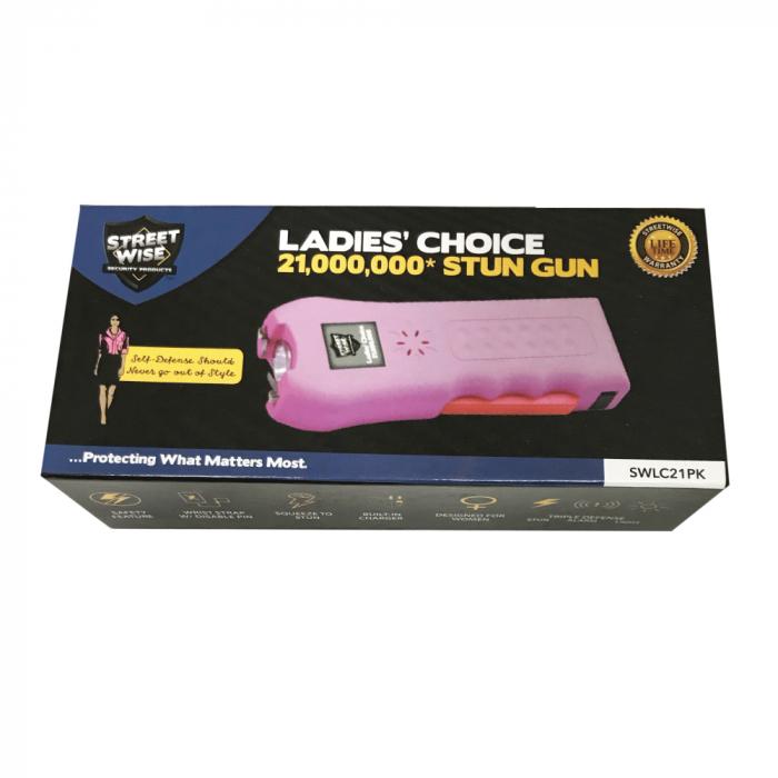 Streetwise Ladies' Choice LED Stun Gun Alarm 21M
