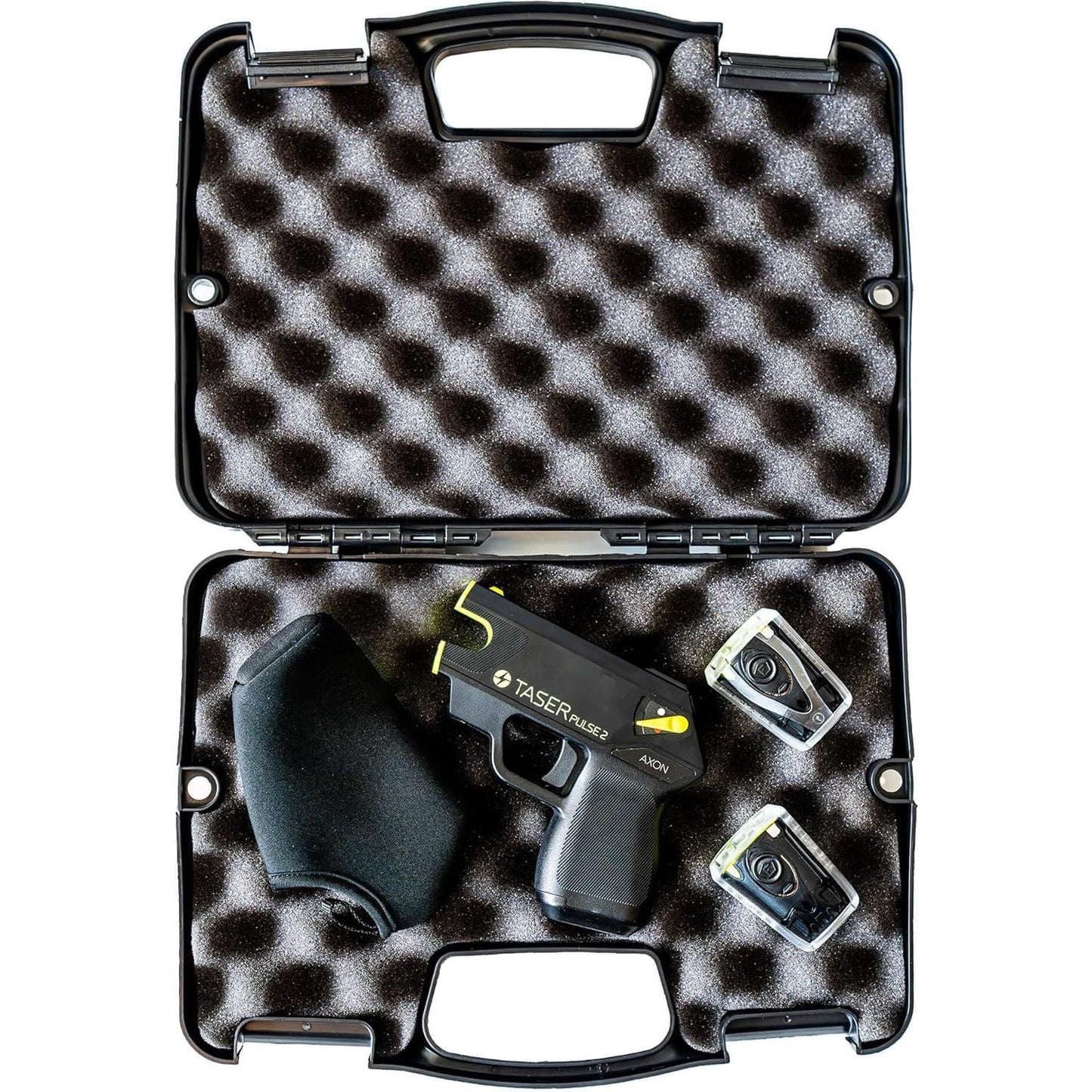 TASER Pulse 2 Less Lethal Compact Shooting Stun Gun Bundle Pack