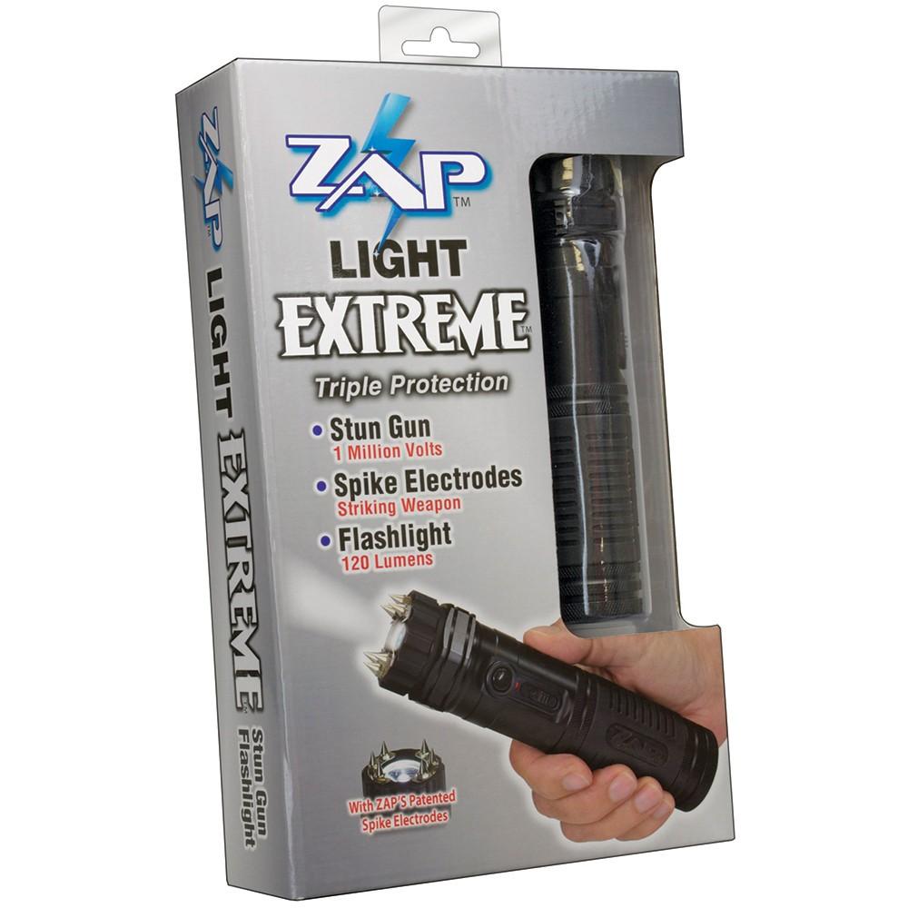 ZAP Light Extreme Rechargeable Stun Gun Flashlight 1M