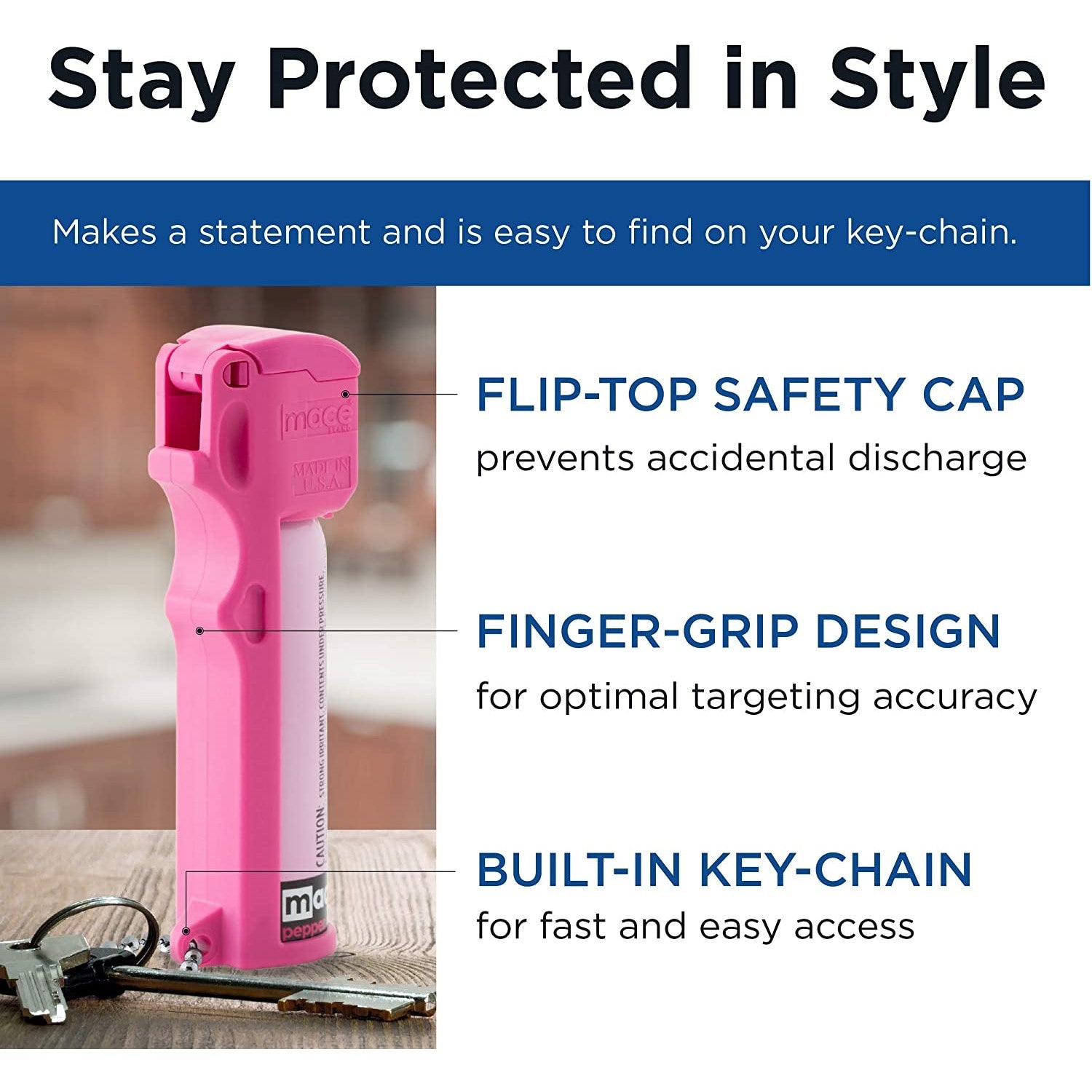 Mace PepperGard Personal Keychain Pepper Spray 18g