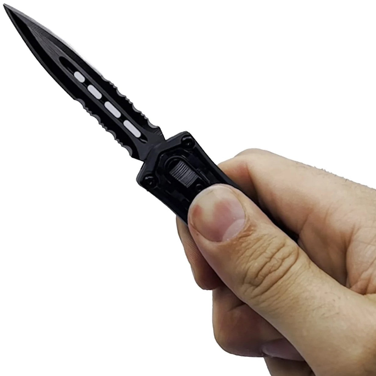 Automatic OTF Double Edge Knife 2.75" w/ Nylon Holster