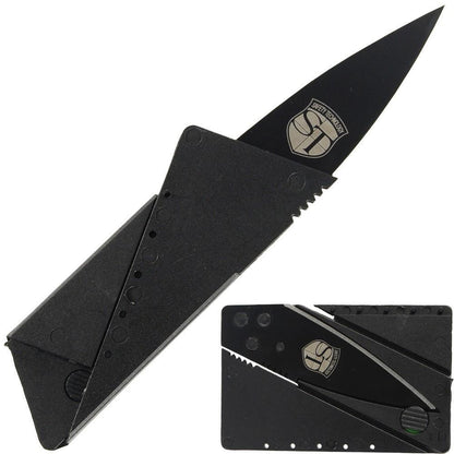 Locking Credit Card Stainless Steel Concealed Folding Pocket Knife 2.75"