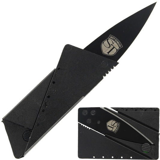 Locking Credit Card Stainless Steel Concealed Folding Pocket Knife 2.75"