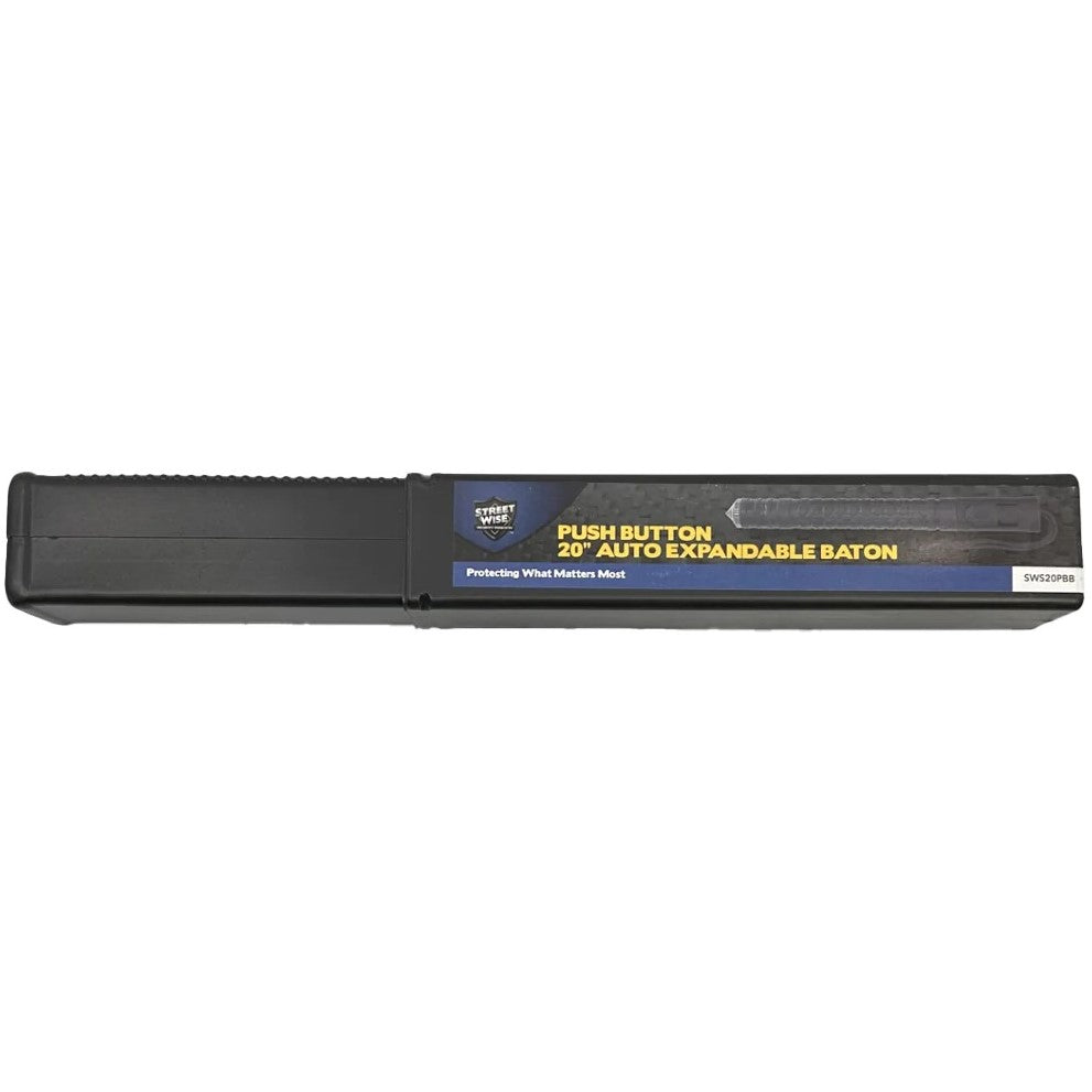 Streetwise Automatic Push Button Expandable Steel Baton 20"