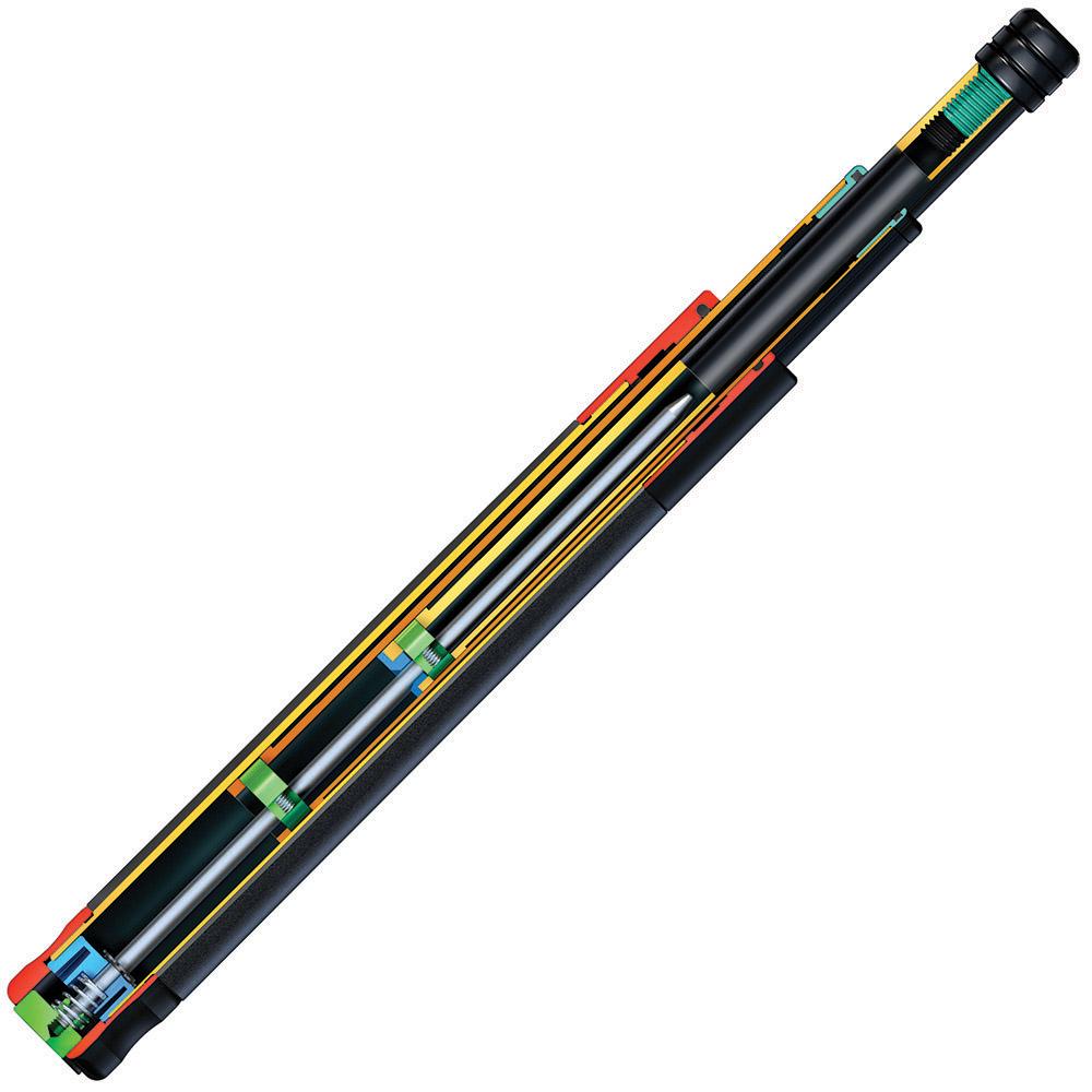 ASP Talon Infinity Black Chrome Foam Button Expandable Baton 24"