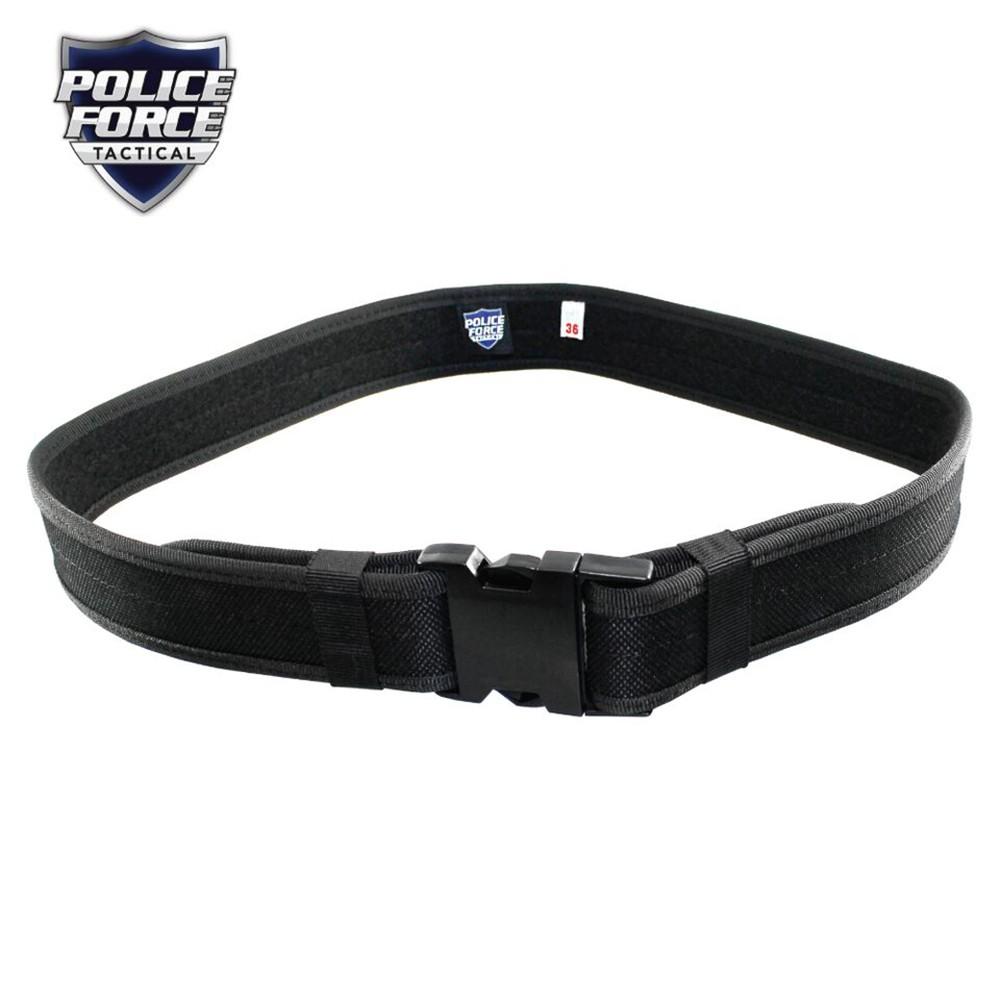 Police Force Tactical Adjustable Officer Duty Belt - Large