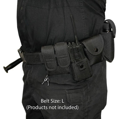 Police Force Tactical Adjustable Officer Duty Belt - Large