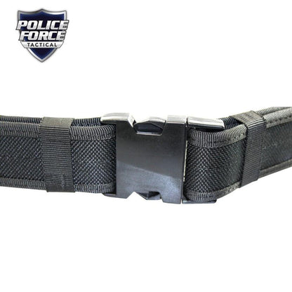 Police Force Tactical Adjustable Officer Duty Belt - Large