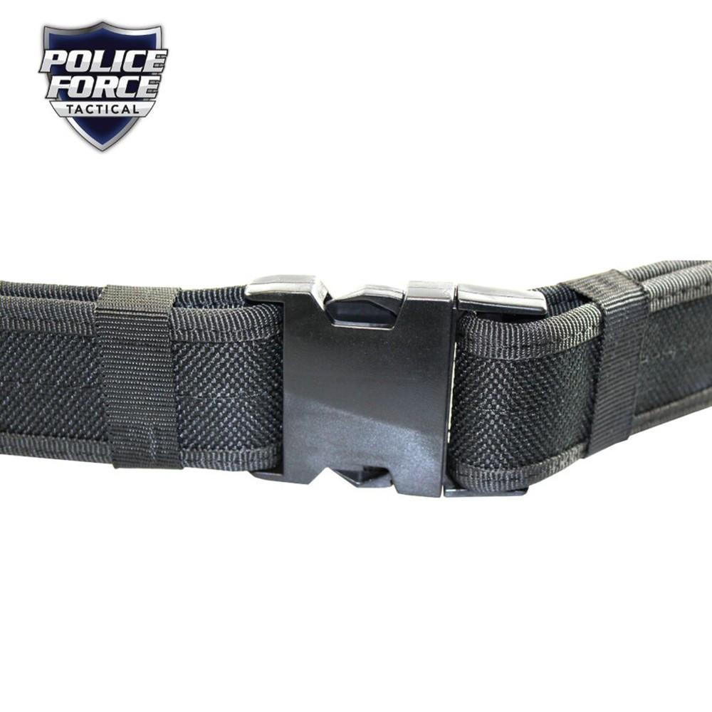 Police Force Tactical Adjustable Officer Duty Belt - Medium