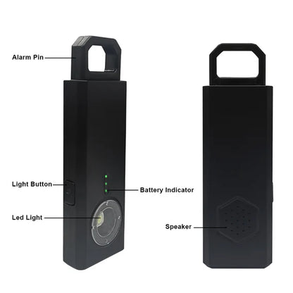 Anti Spier Self-Defense Security Alarm With Motion Sensor & LED