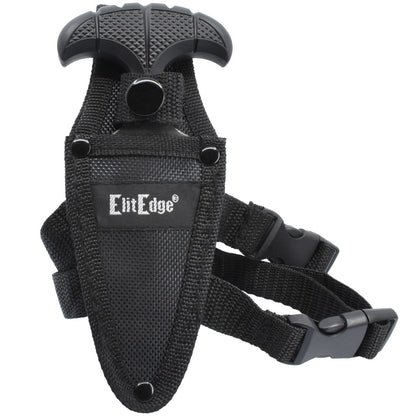 ElitEdge Steel Push Dagger Tactical Knife 3" w/ Nylon Sheath