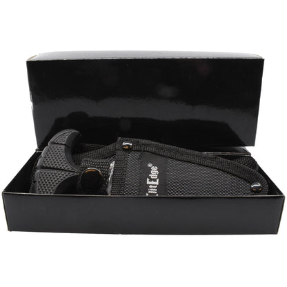 ElitEdge Steel Push Dagger Tactical Knife 3" w/ Nylon Sheath