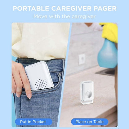 Bed Sensor Alarm for Elderly Dementia Patients - Wireless Fall Detection & Motion Sensor Alert System for Seniors