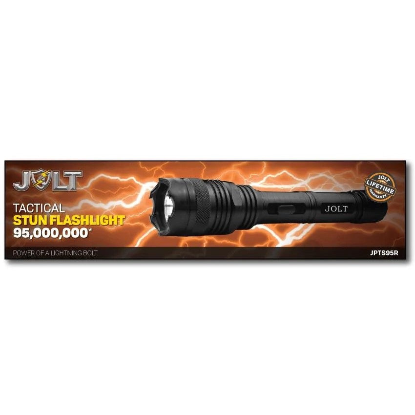 JOLT Rechargeable Police Stun Gun Flashlight 95M