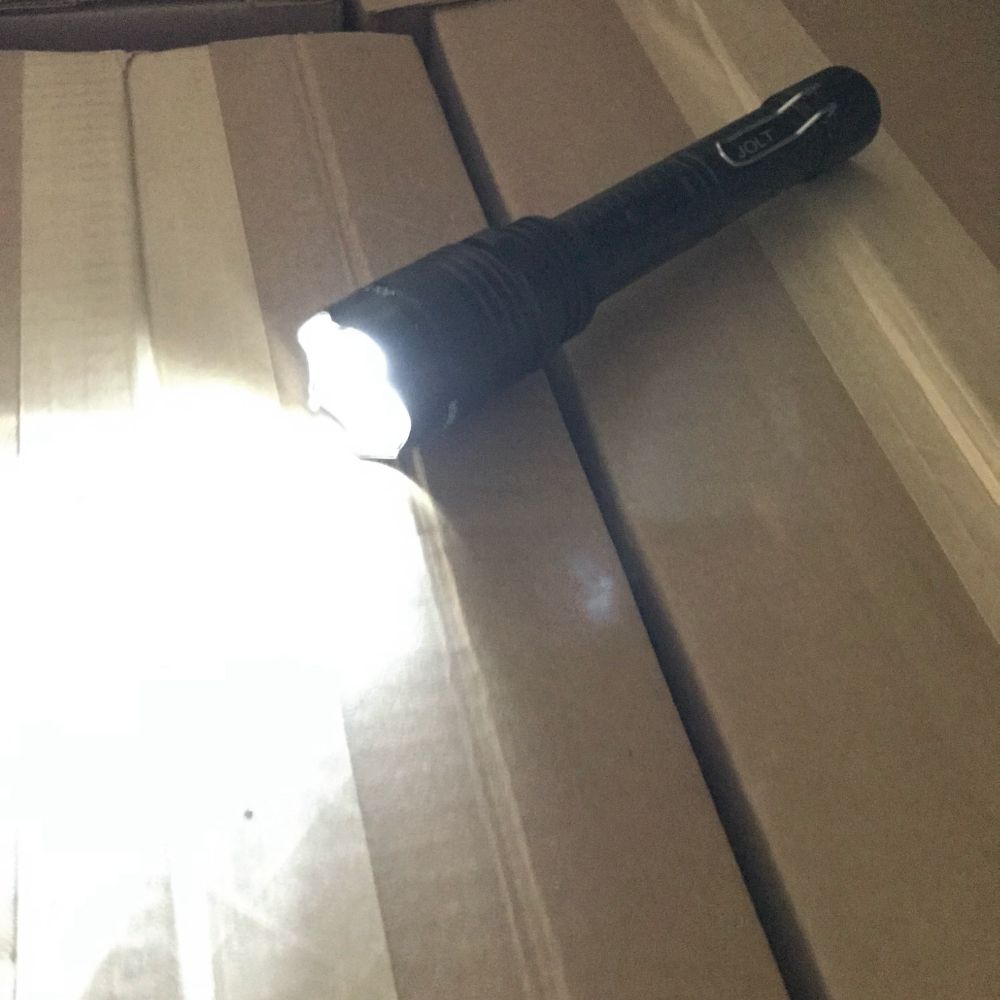 JOLT Rechargeable Police Stun Gun Flashlight 95M