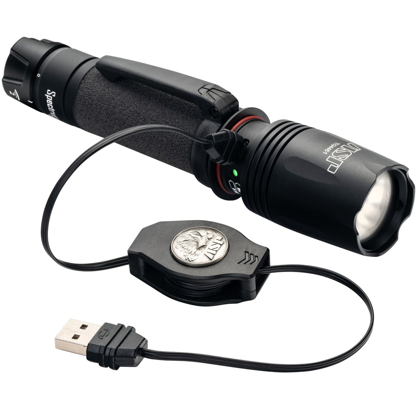ASP Spectrum DF Police Duty Rechargeable LED Flashlight 300 Lm