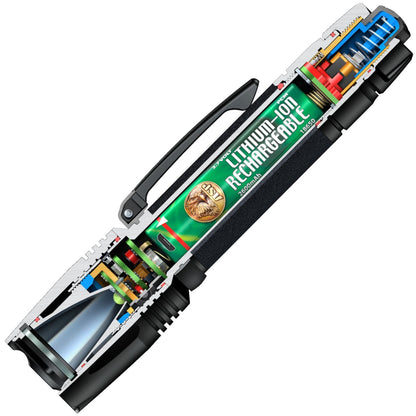 ASP Spectrum DF Police Duty Rechargeable LED Flashlight 300 Lm
