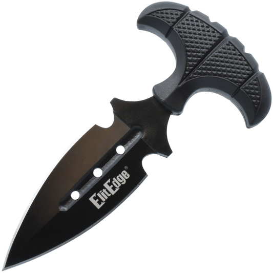 ElitEdge Steel Push Dagger Tactical Knife 3" w/ Nylon Sheath