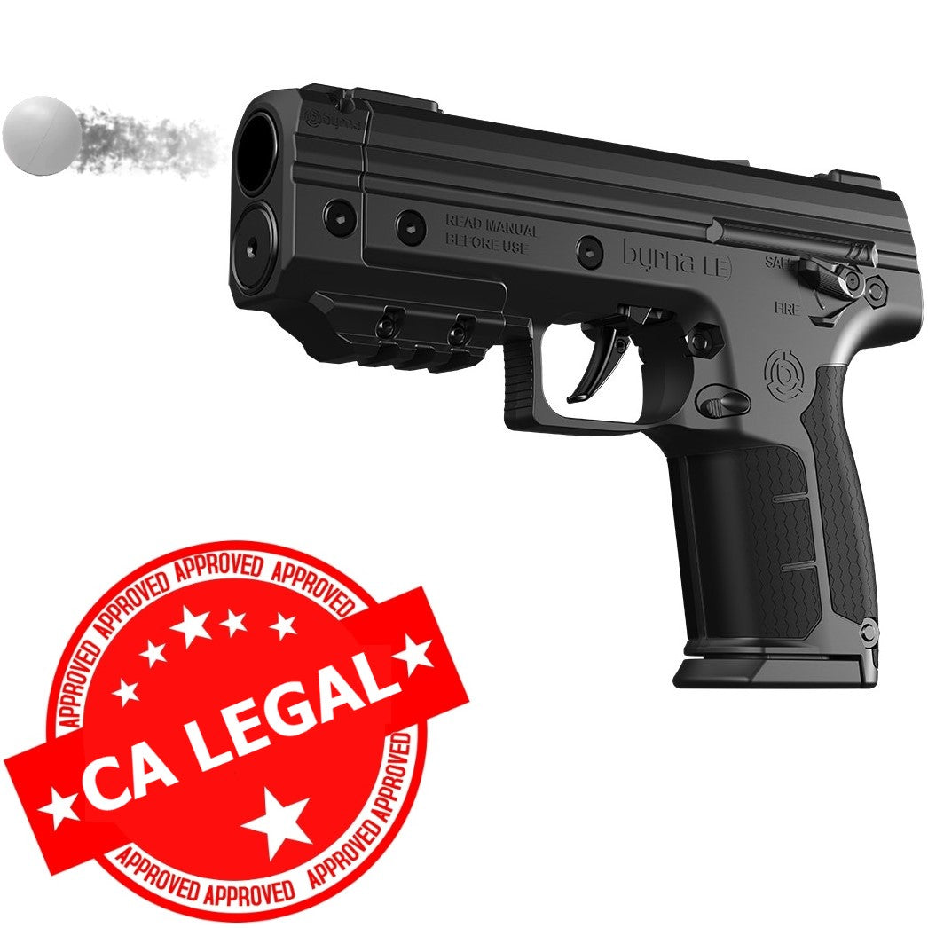 Byrna LE Kinetic Non-Lethal CA Legal Projectile Gun Bundle