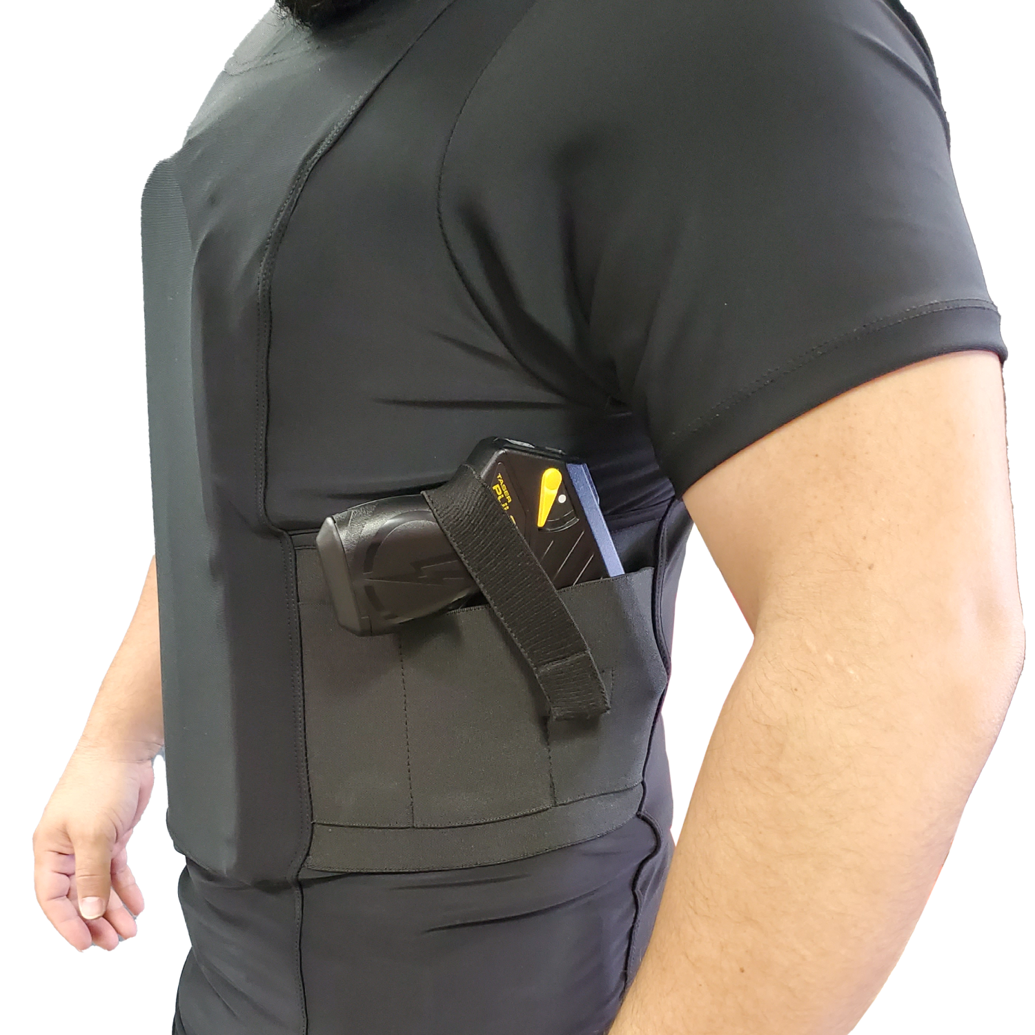 Streetwise Safe-T-Shirt Ballistic Plate Carrier w/ Holster L-3XL