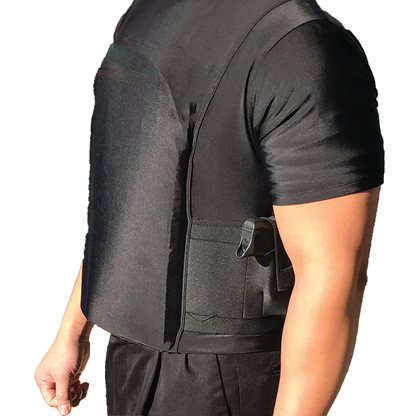 Streetwise Safe-T-Shirt Ballistic Plate Carrier w/ Holster L-3XL