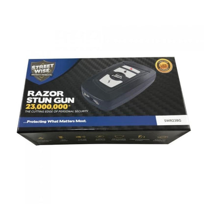 Streetwise Razor Fake Key Fob Mini Stun Gun Panic Alarm 23M