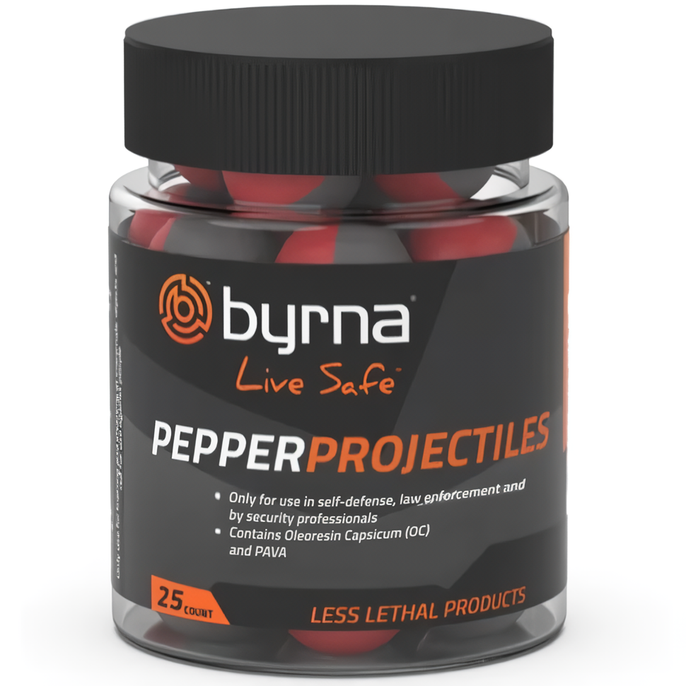 Byrna Non-Lethal Self-Defense Pepper Projectiles 25ct