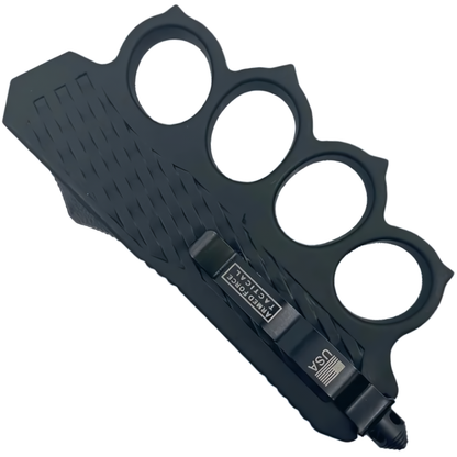 Armed Force Tactical Automatic OTF Knuckle Duster Trench Knife 3.25"