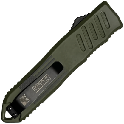 Armed Force Tactical Automatic OTF Half Serrated Dagger Knife 4"