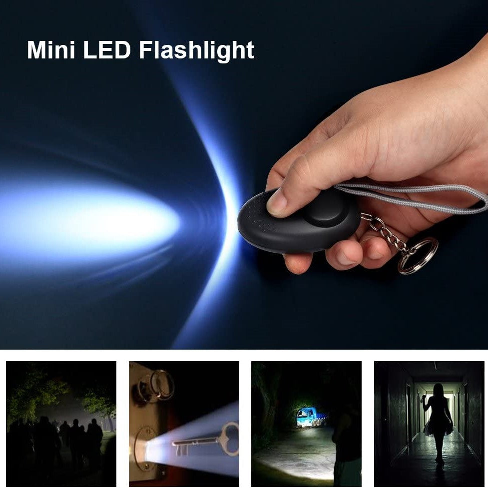 Crow Alert LED Personal Panic Alarm 130dB w/ Pull Pin Strap