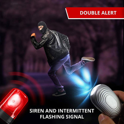 Crow Alert Personal Pull Pin Panic Alarm 130dB w/ LED Light