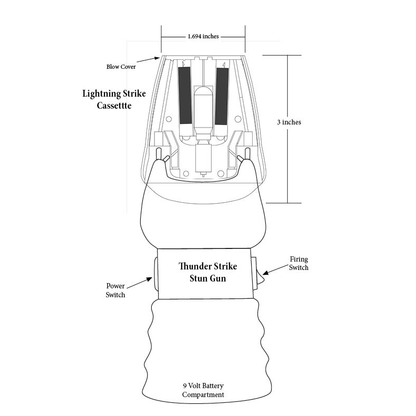 The Dual Defense System Reloadable Shooting Stun Gun
