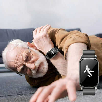 Fall Detection Smart Watch for Seniors, Medical Alert Watch with GPS Tracking, Dementia & Alzheimer's, 4G Safety