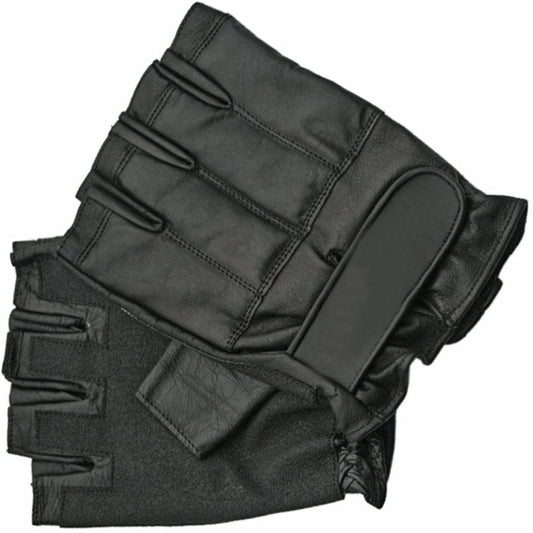 Kwik Force® Combat Steel Shot Fingerless SAP Gloves