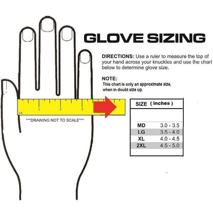 Kwik Force® Combat Steel Shot Fingerless SAP Gloves