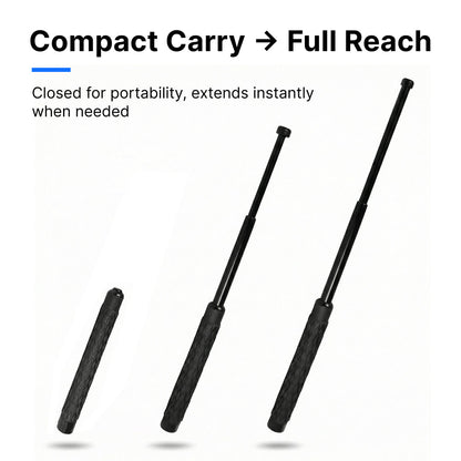 Police Force Tactical Expandable Solid Steel Baton 31"