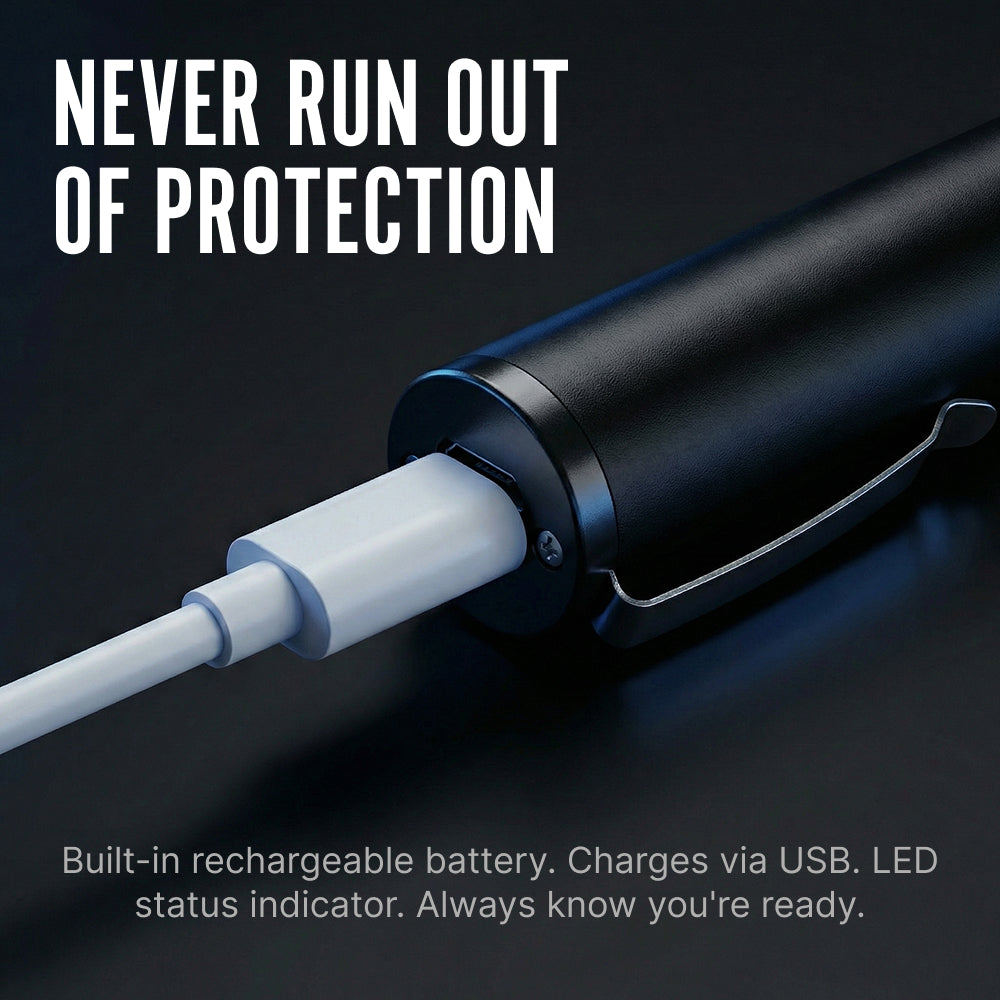 Streetwise Pain Pen 6" Rechargeable Stun Gun 25M