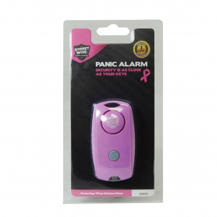Streetwise 120dB Keychain Panic Alarm LED Light