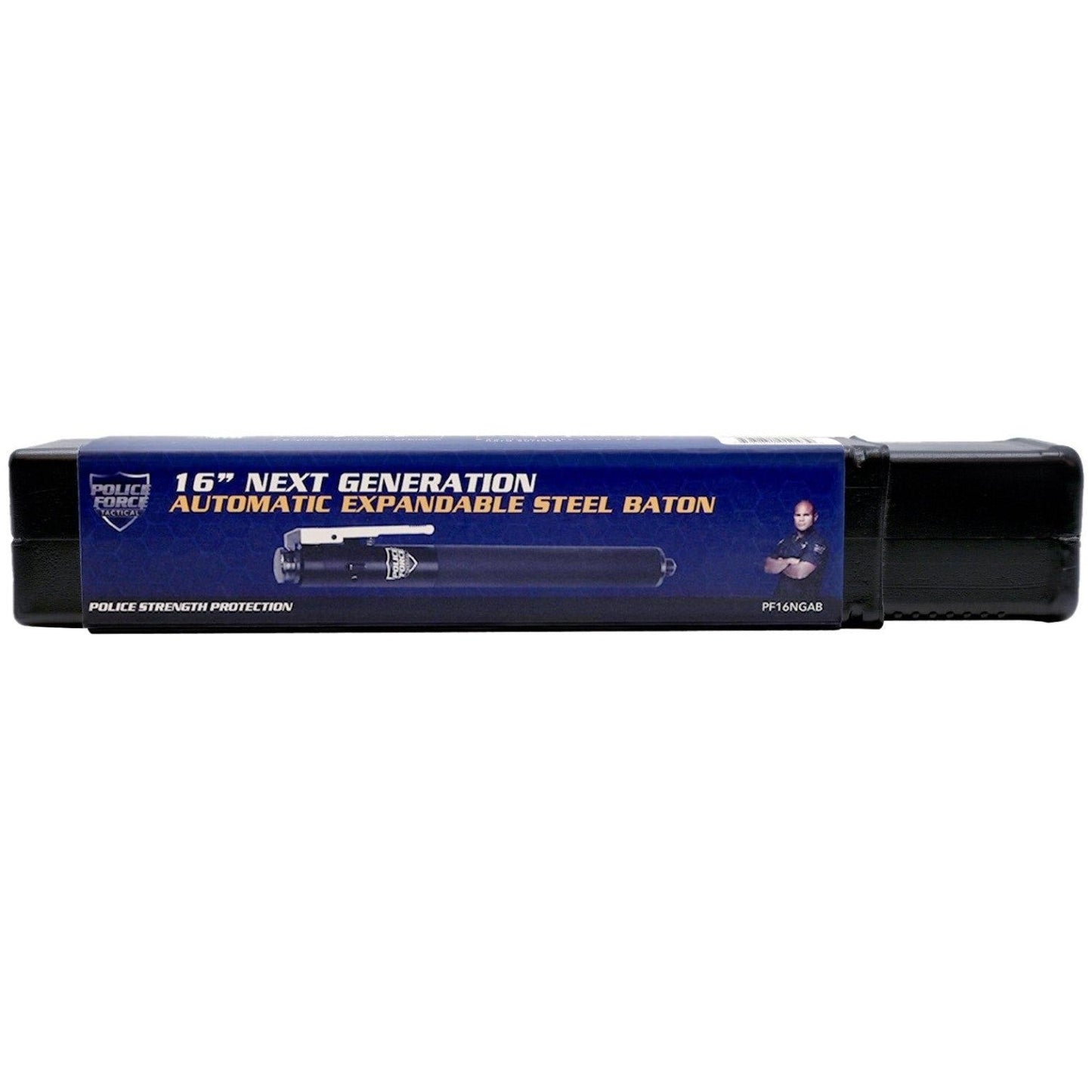Police Force Tactical Automatic Expandable Steel Baton 16"