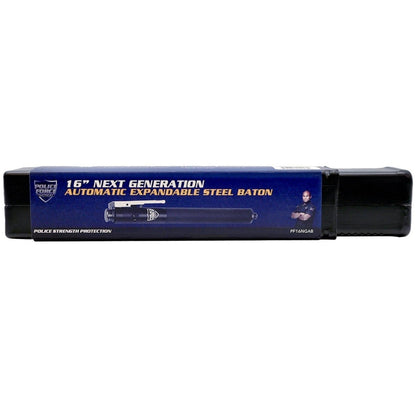 Police Force Tactical Automatic Expandable Steel Baton 16"