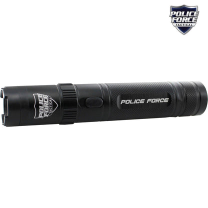 Police Force Tactical Rechargeable Stun Gun Flashlight 9.2M
