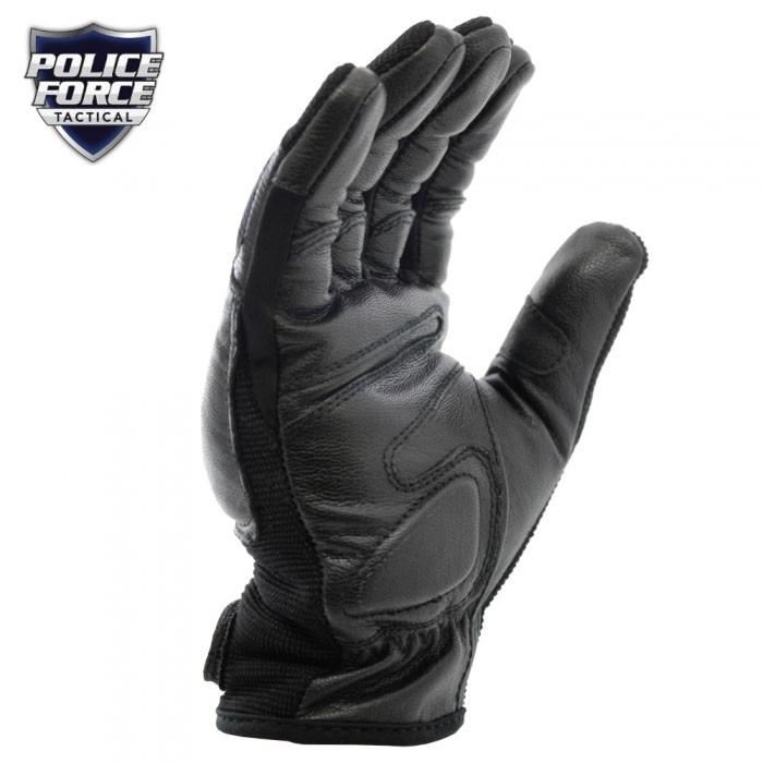 Police Force Tactical Steel Shot Leather SAP Gloves L-XXL