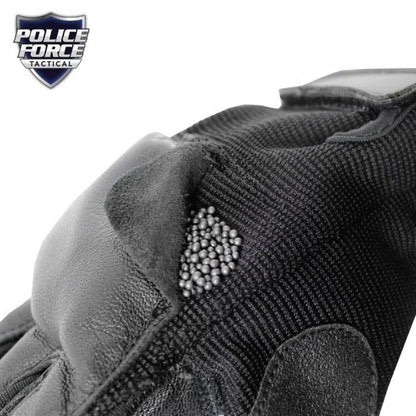 Police Force Tactical Steel Shot Leather SAP Gloves L-XXL