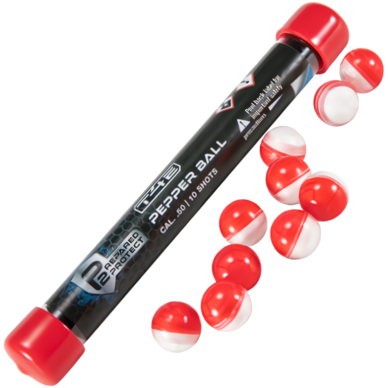 Prepared 2 Protect Self-Defense Pepper Ball Rounds 10ct