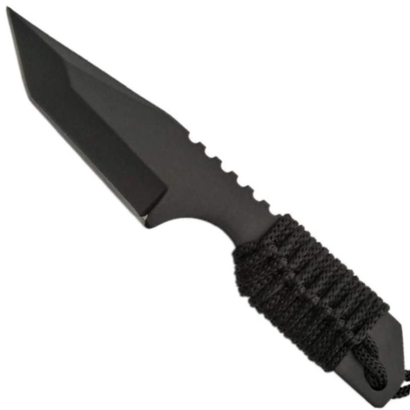 Rite Edge Outdoor Survival Tanto Knife 4.5" w/ Fire Starter & Sheath