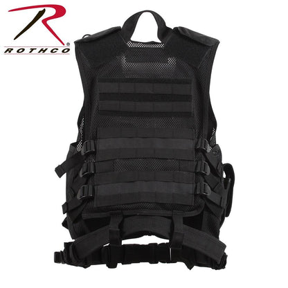 Rothco Cross Draw MOLLE System Tactical Military Vest Black