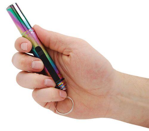 Safety Tech Expandable Steel Keychain Baton Plasma 12"
