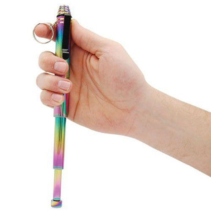 Safety Tech Expandable Steel Keychain Baton Plasma 12"