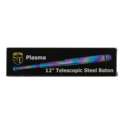 Safety Tech Expandable Steel Keychain Baton Plasma 12"